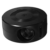 WATIIFUFU Mini Pocket Projector mit Integriertem Lautsprecher HD Mini für Kabellose Handy Spiegelung Tragbarer Familienprojektor für Indoor und Outdoor Nutzung