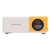 VBESTLIFE -Projektor, Tragbarer Projektor für Zeichentrickfilme, für Kinder, Outdoor-Filmprojektor, LED-Videoprojektor für Heimkino mit Fernbedienung (EU-Stecker)