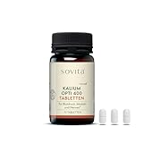 sovita Kalium Opti 400 Tabletten, 400 mg Kalium, für Blutdruck Muskeln und Nerven, hochdosiertes Nahrungsergänzungsmittel, 75 Tabletten