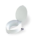 Stock-Fachmann® Toilettensitzerhöhung Toilettenaufsatz WC Aufsatz Erhöhung Mit Hygiene-Ausschnitt Weiß