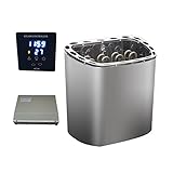 OUTFYT Sauna -Heizung 6kW Trockendampfbad Sauna Heizungsherd Elektrische Sauna -Spa -Heizung Herd traditioneller Sauna Trockendampf Sauna Herd, Hohe Temperaturen Widerstehen
