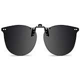 Hifot Sonnenbrillen Clip für Brille,Polarisierte Sonnenbrille für Brillenträger Sonnenbrille Aufsatz Flip-up Clip on Sonnenbrille für Frauen und Männer