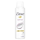 Dove Anti-Transpirant Deo-Spray Soft Feel Puderduft 0% Alkohol Deodorant schützt 48h vor Körpergeruch und Achselnässe 150 ml 6 Stück
