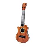 SOIMISS Gitarre Kunststoff Musikinstrument Modell Realistische Nachbildung für Anfänger und Mädchen Ab Jahren Handgefertigt Leicht zu Bedienen Verstauen Liebevolles Design