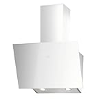 SNDOAS Dunstabzugshaube 90cm, 700 m³/h Saugkraft, A++ Energieeffizienzklasse, 3 Stufen + Booster Touchscreen, Aktivkohlefilter für Abluft/Umluft Betrieb, LED Beleuchtung, Wandhaube in Weiß