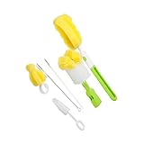Kisangel 6Stücke Flaschenbürsten Für Babyflaschen Grüne Reinigungsbürsten Für Stillflaschen Füllflaschen Langlebig Der Anwendung
