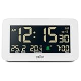Braun BC10W-DCF Funk-Digitalwecker für die Mitteleuropäische Zeitzone (DCF)