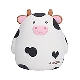 Kuhschweinchenufer, Süßes Kleines Kuh Design Schweinel Bank Plastik Geld Sparboxen Home Decor für Jungen Mädchen Kinder Geburtstag