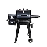 Pit Boss 550 Navigator Series Grill und Räucherofen (bis 260 Grad, ausklappbare Ablage, Porzellanbeschichtet) 10613