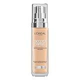 L'Oréal Paris - Flüssige Foundation – Feuchtigkeit 24 Stunden – Formel mit Hyaluronsäure – alle Hauttypen – Farbton: Goldbeige (3.D) – Perfect Match – 30 ml