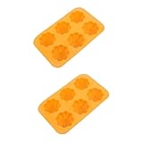 Alipis 2 Stück Silikon Schokoladenform Fach Kürbisform Wiederverwendbar Antihaft Süßigkeitenform Backform für Halloween Kuchen Pralinen Jelly Making Mold für und Profibäcker