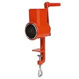 Getreidemühle, Haferquetsche Bolt Knob Handverstellbar Schrotmühle Manuelle Langlebiger Kunststoff Aluminiumlegierung Fräsmaschine für Getreide Mais Weizen Hafer Kaffee Nüsse Vanille Gewürze