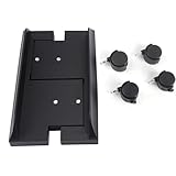 Mini-PC-Halterung, Computer-Halterung, Abnehmbares Mainframe-Lagerregal, PC-Untertisch-Halterung mit Verstellbarem X-Hauptrahmen für Mainstream-Computergehäuse-Modell (Black)