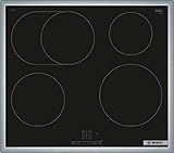 Bosch PIF64RBB5E Serie 4 Induktionskochfeld, autarkes Glaskeramik-Kochfeld 60 cm breit, TouchSelect, Bräterzone, PowerBoost, ReStart, Umlaufender Rahmen, Schwarz