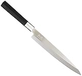 KAI Wasabi Black Yanagiba 21,0 cm Klingenlänge - rostfreier 6A/1K6 Edelstahl poliert 58 (±1) HRC - schwarzer Polypropylen Griff - Sushi Messer Sashimi Messer - Made in Japan