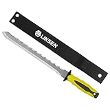 paxlloonge Dämmstoffmesser - Länge 340mm, 200mm Edelstahl Doppelklinge,Grün