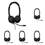 Jabra Evolve2 30 SE - Kabelgebundenes Stereo-Headset mit Geräuschunterdrückung und 2-Mikrofon-Technologie - inkl. USB-A-Kabel - MS Teams zertifiziert, auch mit anderen Plattformen kompatibel - Schwarz