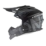 O'NEAL | Motocross-Helm | MX Enduro | ABS-Schale, , Lüftungsöffnungen für optimale Belüftung & Kühlung | 2SRS Helmet Slick | Erwachsene | Schwarz Grau | Größe M