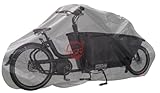 CUHOC Lastenrad Abdeckung Wasserdicht – Abdeckplane für Urban Arrow, Babboe, Carqon & Weitere Cargobikes – UV-Schutz, Winddicht, Wetterfest – Robuste Fahrradgarage für Lastenräder