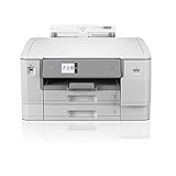 Brother HL-J6010DW DIN A3 Business-Ink Drucker (30 Seiten/Min, Tintenstrahl, USB, LAN, WLAN, Duplexdruck) weiß/grau 576 x 477 x 315 mm (BxTxH)
