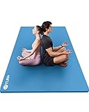 RYTMAT Yogamatte XXL 200x130cm NBR 15mm Dick und Bequem Gymnastikmatte für Heim-Fitness Yoga Pilates, Eltern-Kind-Aktivitäten, Senioren-Fitness, Spielmatte für Hunde