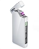 VVAY Lichtbogen Feuerzeug, Elektrisch Sturmfeuerzeug USB C Aufladbar