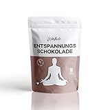 EntspannungsSchokolade - Kakao mit Baldrian Ashwagandha und Gaba - Trinkschokolade ohne Zucker - Entspannung Geschenk für Frauen und Männer - Heiße Schokolade - Geburtstagsgeschenk