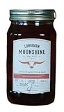 Longhorn Moonshine 'Walnuss' I Original handcraftet Bourbon Style Whiskey Likör I Distilled and botteld by Hand I Unfiltered franconian Spirit I 25% vol. I 0,5 l