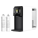Auftisch Osmoseanlage,7000ml Instant Hot Water Dispenser,5 Temperatur-Optionen,4-Stufen-Filtration,7:1 Pure Drainage,Keine Installation Erforderlich,Geeignet FüR Haushalte,BüRos,Hotels Und Mehr