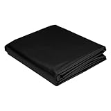Neegaurd Teichfolie 3m x 2m, Schwarz LDPE Teichfolien Schwerlast, Flexible Teichfelle Teichfolie, Schwimmteich Folie Gartenteich Teichplane, für Fischteiche, Brunnen, Wassergarten und Wasserfall