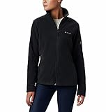Columbia Damen Fast Trek Ii Jacket Fleecejacke Mit Durchgehendem Reißverschluss, Schwarz, S EU