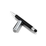 Slabo Stylus Pen für Smartphone/Phablet/Tablet Eingabestift und Kugelschreiber Touch Stift – schwarz/Silber