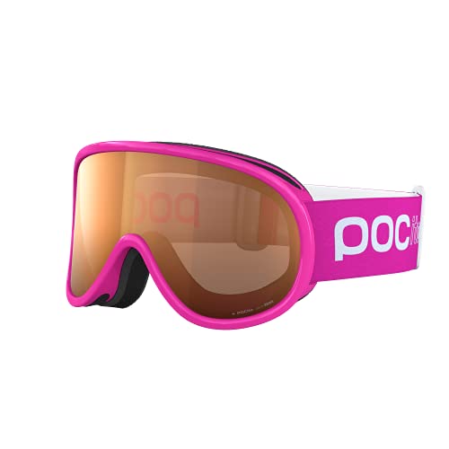 POC POCito Retina - Skibrille für Kinder für eine optimale Sicht, Fluorescent Pink