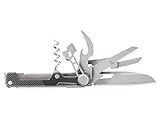 Gerber Taschenmesser mit 8 Funktionen, Multitool mit glatter Klinge, ArmBar Cork, Dunkelgrau, Edelstahl/Aluminium, 31-003829, Onyx