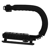 KICHOUSE Kamerastabilisator Förmige Dv Handheld Typ Halterung Für DSLR Kameras Leicht Tragbar Schraubengewinde Stabile Aufnahmeplattform Für Videoaufnahmen Für Reisen