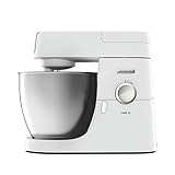 Kenwood KVL4100W Planetary Chef XL Knetmaschine mit 6,7 l Schüssel, 3 Mischhaken, personalisierbar mit über 25 optionalen Zubehörteilen separat erhältlich, 1200 W, weiß glänzend