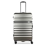 bugatti Corium Hartschalenkoffer 78x49x28,5 cm - 85L, 4 Rollen mit TSA Zahlenschloss, Champagner