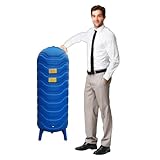 Ausdehnungsgefäß Heizung PE-Druckbrunnen-Wasserturm mit Kugelhahn-Montagesatz, Vertikale Warmwasserspeicher, Umkehrosmose-Ausdehnungsgefäß(45x140cm(250L/66gal))