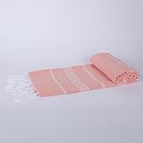 MyStilo® XXL Saunahandtuch Hamamtuch - Großes, Weiches Badetuch 100x200cm, Schnelltrocknend - Premium Strandtuch, Beach Towel, Handtuch für Männer, Frauen, Yoga und Fitness (Lachse)