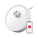 roborock Q7 M5 Saugroboter mit Wischfunktion, 10.000Pa Starker Saugkraft, Dual Anti-Tangle-System, 150Min Laufzeit, LiDAR Navigation, Staubsauger Roboter für Teppich, Tierhaare, APP Steuerung(Weiß)