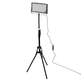 DOPBENT Rotlichtlampe für Körper, Rotlichtlampe Wärmelampe mit Stand, 660nm&850nm Infrarotlampe mit Timer, LEDs Rotlicht Therapie für Haus Büro