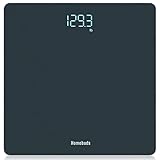 Homebuds Personenwaage Digital Körperwaage, Schwerpunkt Waage Seit 2001, kristallklare LED und Step-on, inklusive Batterien, 180 kg/400 lb, Blau