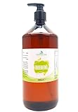 Traubenkernöl 1 Liter Vorteilspack 100% natürlich Feuchtigkeitspflege - für Haut, Haare, Massage, Bart Gesicht und zur Aromatherapie
