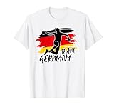Deutschland Handball Team Flagge Ball T-Shirt