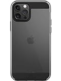 Black Rock - Hülle Air Robust Case passend für Apple iPhone 12/12 Pro I Handyhülle, Transparent, Durchsichtig, Dünn (Schwarz)
