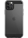 Black Rock - Hülle Air Robust Case passend für Apple iPhone 12/12 Pro I Handyhülle, Transparent, Durchsichtig, Dünn (Schwarz)