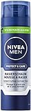 NIVEA MEN Protect & Care Rasierschaum (200 ml), Schutz und Pflege für eine sanfte Rasur, hautschonender Rasierschaum für Männer mit Aloe Vera und Panthenol
