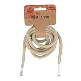 Opry 23412-886 Kordel, Cotton, 886 Beige, 6mm, 1.25m