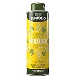 BENVOLIO Bio-Zitronenöl 250ml - Kaltgepresst aus Ausgewählten Oliven, Aromatisiert mit Echtem Zitrone: Ideal für Salate, Fleisch und Fisch - Reich an Vitamin E & C, 100% Natur, Verdauungsfördernd.