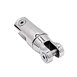 SHENGHUISS 10 mm - 12 mm, Bootsankerkette, Festmacher, Drehverbinder, robuster 316er-Edelstahl